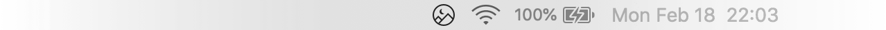 macOS menubar